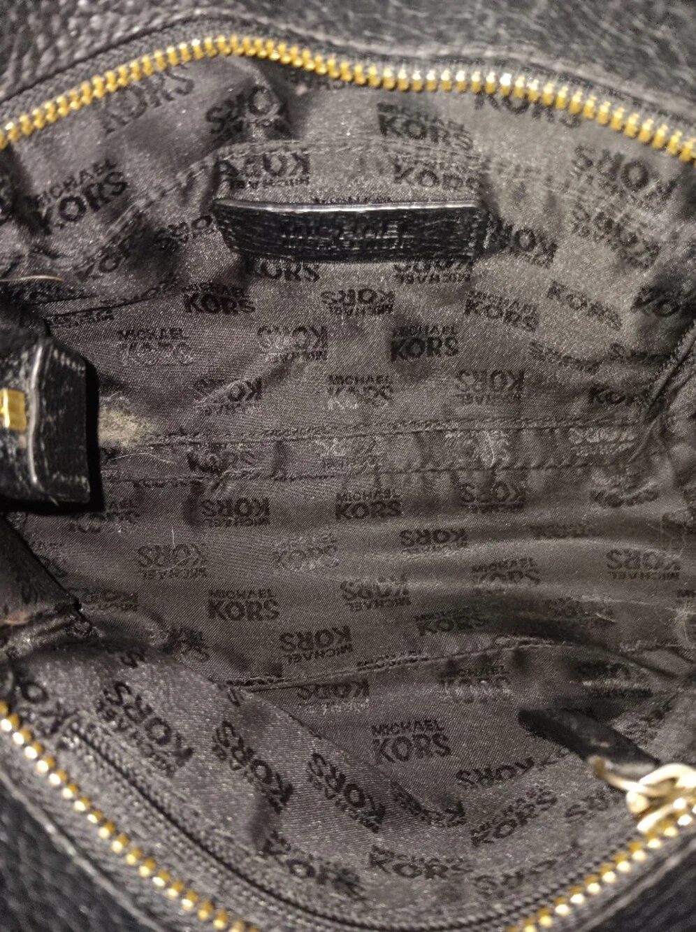 Michael Kors Leather Lock Shoulder Bag